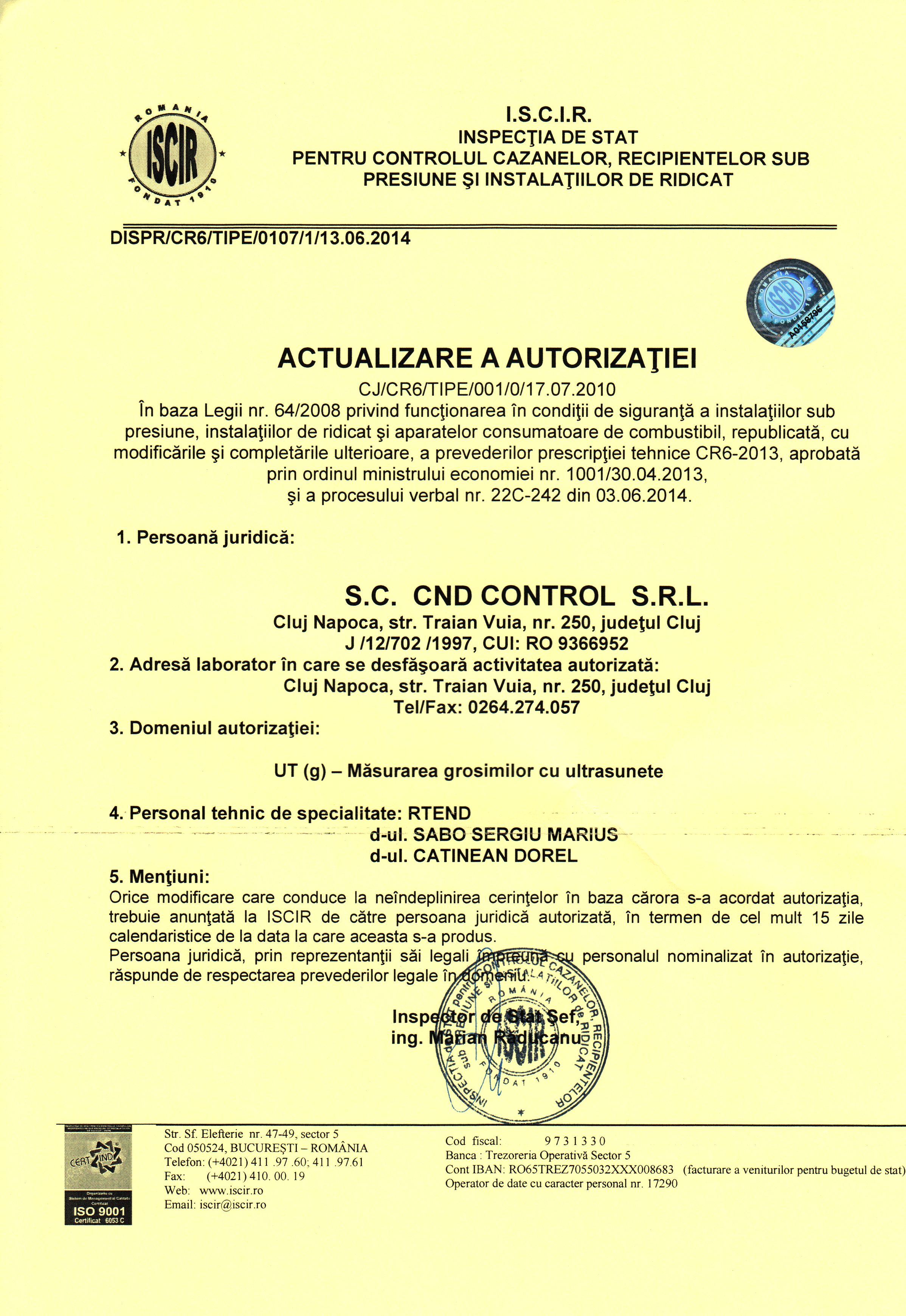 Masuratori de grosimi UTg Masuratori de grosimi UTg